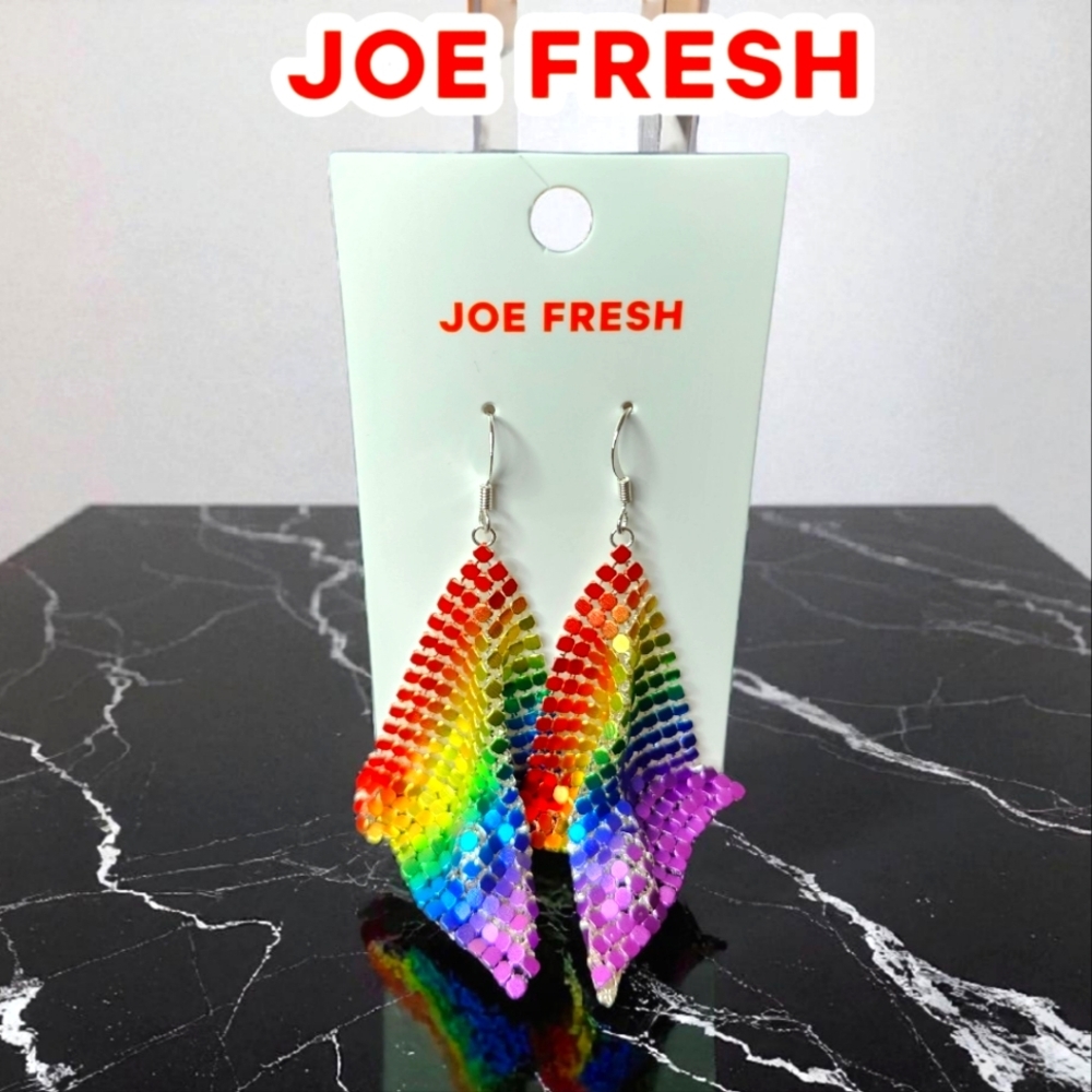 🆕️ JOE FRESH Rainbow Dangling Earings